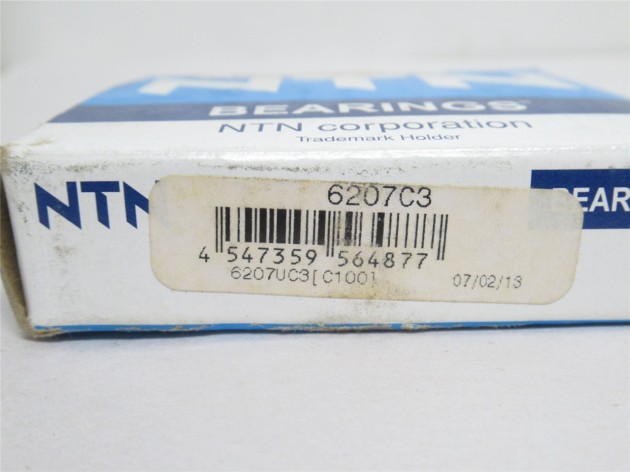 NTN 6207C3; Ball Bearing; 35mmID x 72mmOD x 17mm Wide