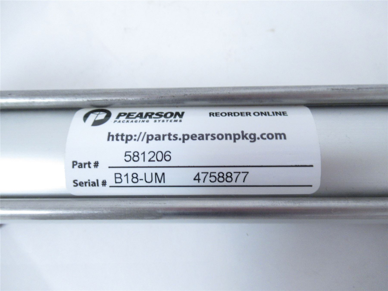 Pearson Packaging 581206; Pneumatic Cylinder 5"S x 1.75"OD