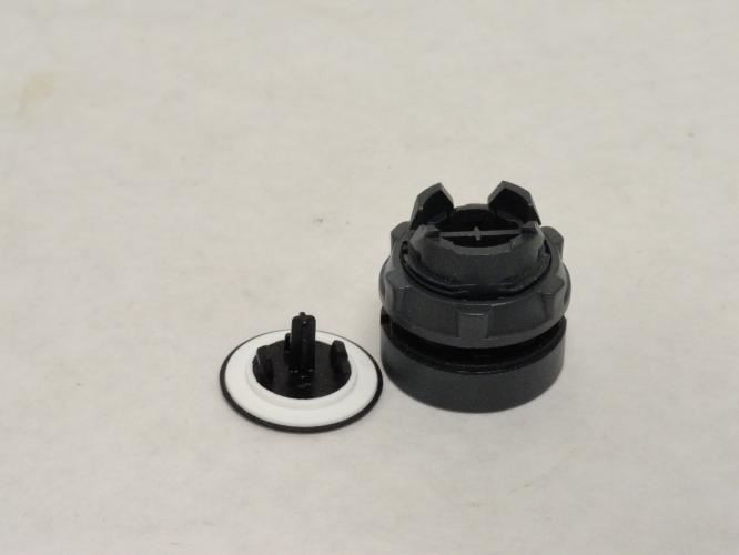 Schneider ZB5AA335; Black Flush Pushbutton; W/Arrow Up