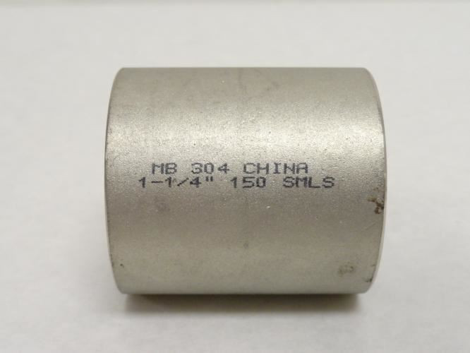 Industry-Std 1LRZ2; Pipe Coupler; SS-304; 1-1/4FNPT; Class: 150