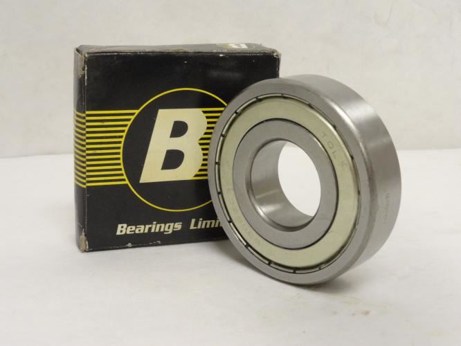 Bearings Limited 6306ZZC3; Ball Bearing; 30mm ID x 72mm OD