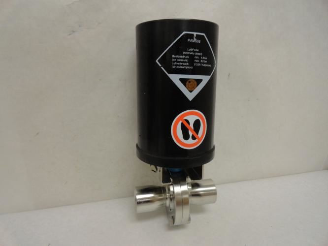 Vlinderklep 25743555MS; Actuated Valve; SS-304; 1 BSP; 1-NO