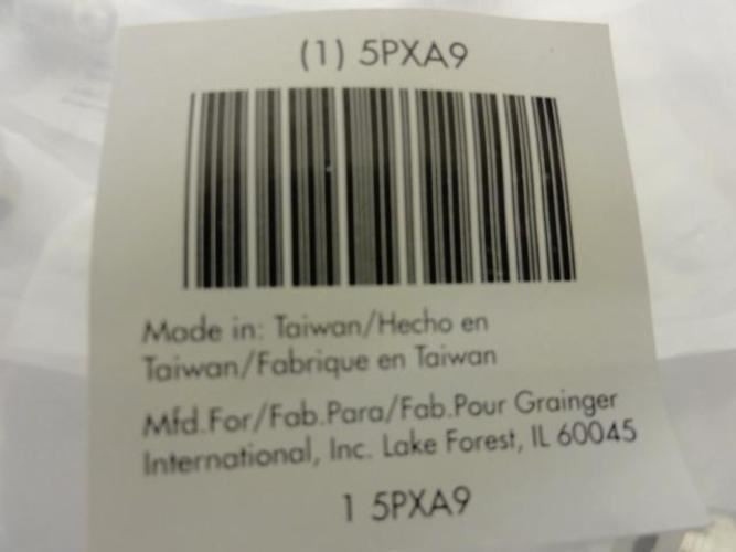Westward 5PXA9; Lot-6; Nosepiece; 3/16"; For 5TUW6