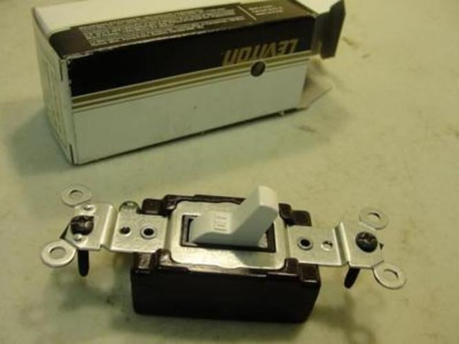 Leviton CS115-2W; Commercial Grade Wall Switch; Toggle