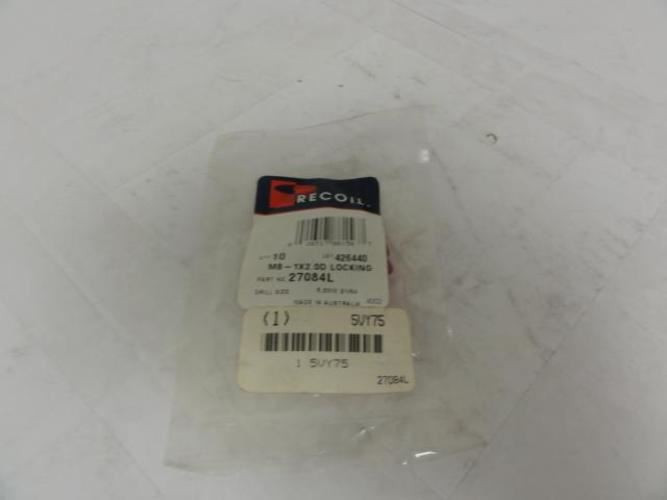 Recoil 27084L; Pk10; Thread Insert; M8-1x2.0D Locking