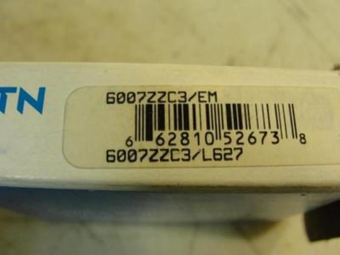 NTN 6007ZZC3/L627
 ; Bearing; 35mm ID; 62mm OD; 14mm Wide