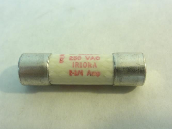 Shawmut TRM2-1/4; Lot-9 Fuse; 2-1/4A; 250VAC