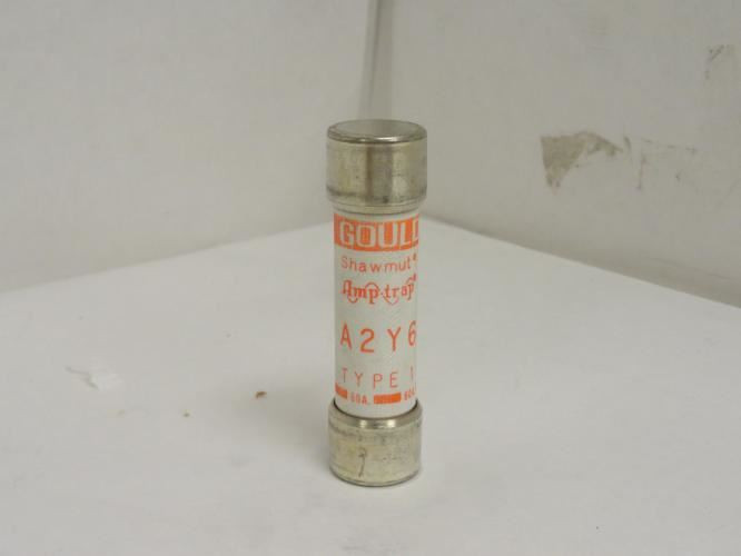 Gould A2Y60; Current Limiting; Ferrule Fuse 50A; 250VAC/500VDC