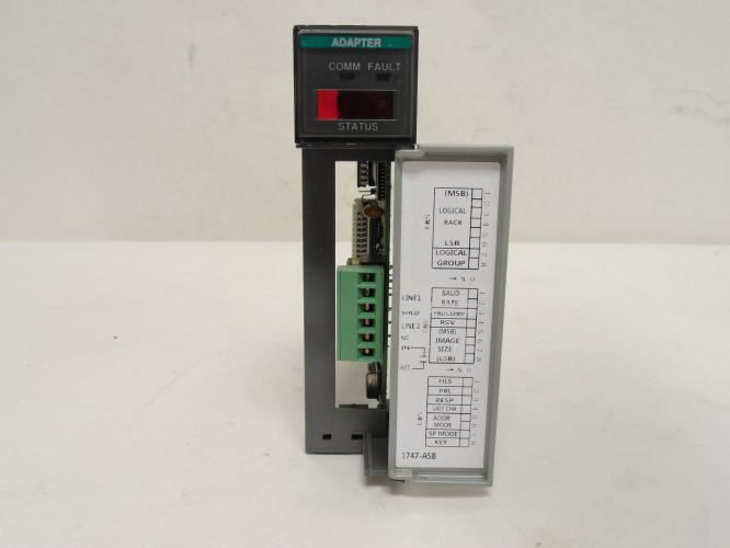 Allen-Bradley 1747-ASB; Remote I/O Adaptor Module SER: A