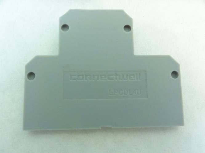 Connectwell EPCDL4U; Lot-7 End Plates; 55 x 2.4 x 43 mm