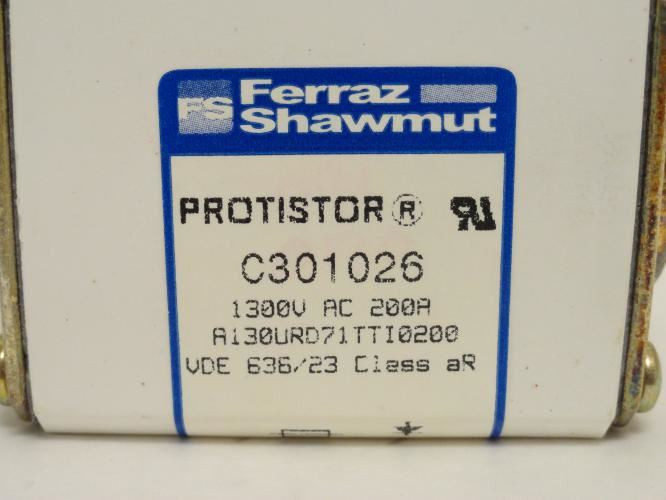Ferraz C301026; Semiconductor Protection Fuse; 200A; 1300V