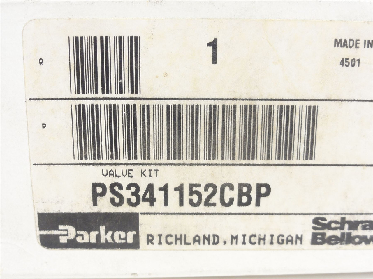 Parker PS341152CBP; Pneumatic Manifold Kit