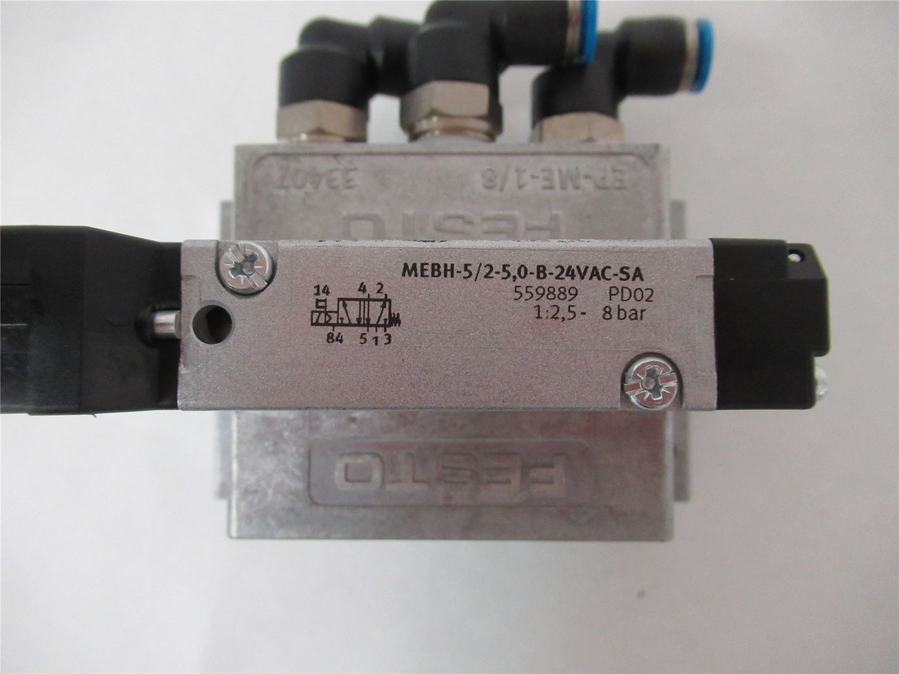 Festo MEBH-5/2-5;0-B-24VAC-SA; PneumaticSolenoidValve 24V 5/2