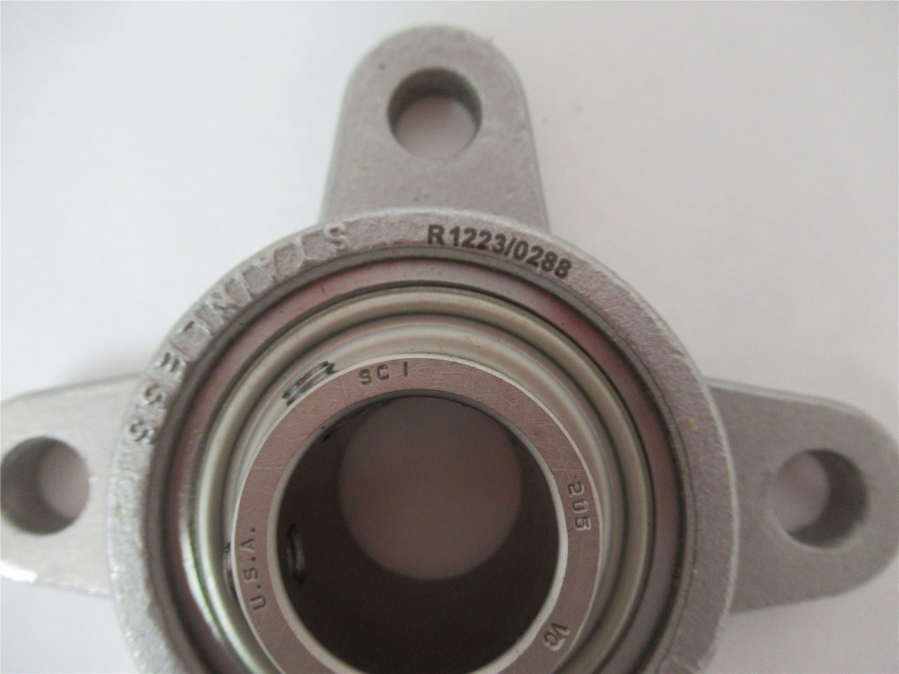 Dodge F4BSCEZ100SHCR; Flange Mount Ball Bearing 1"ID 4-Bolt