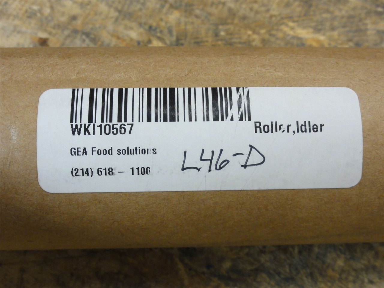 GEA WKI10567; Idler Roller/Pulley; 2-1/4"OD x 25" Belt Width