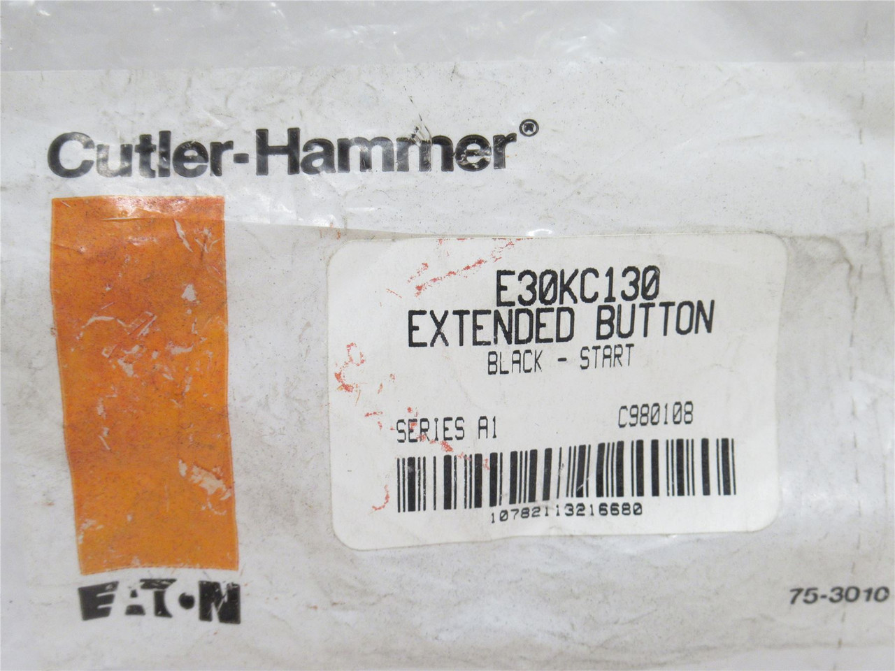 Eaton E30KC130; Extended Marked Cap; Legend: "START"; Type: C