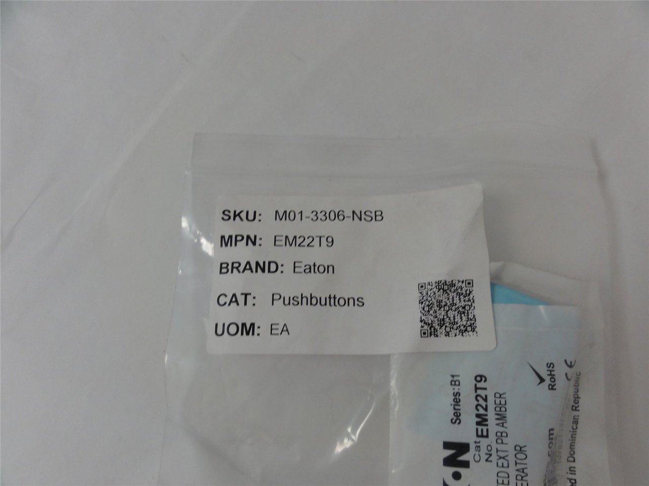 Eaton EM22T9; Pushbutton Actuator 22.5 mm