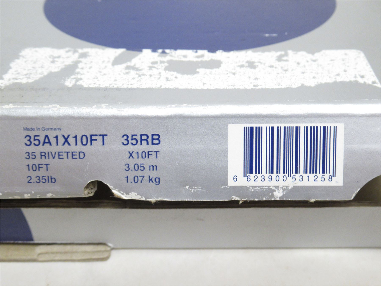 Renold 35A1X10FT-35RB; Riveted Roller Chain #35; 10ft Long