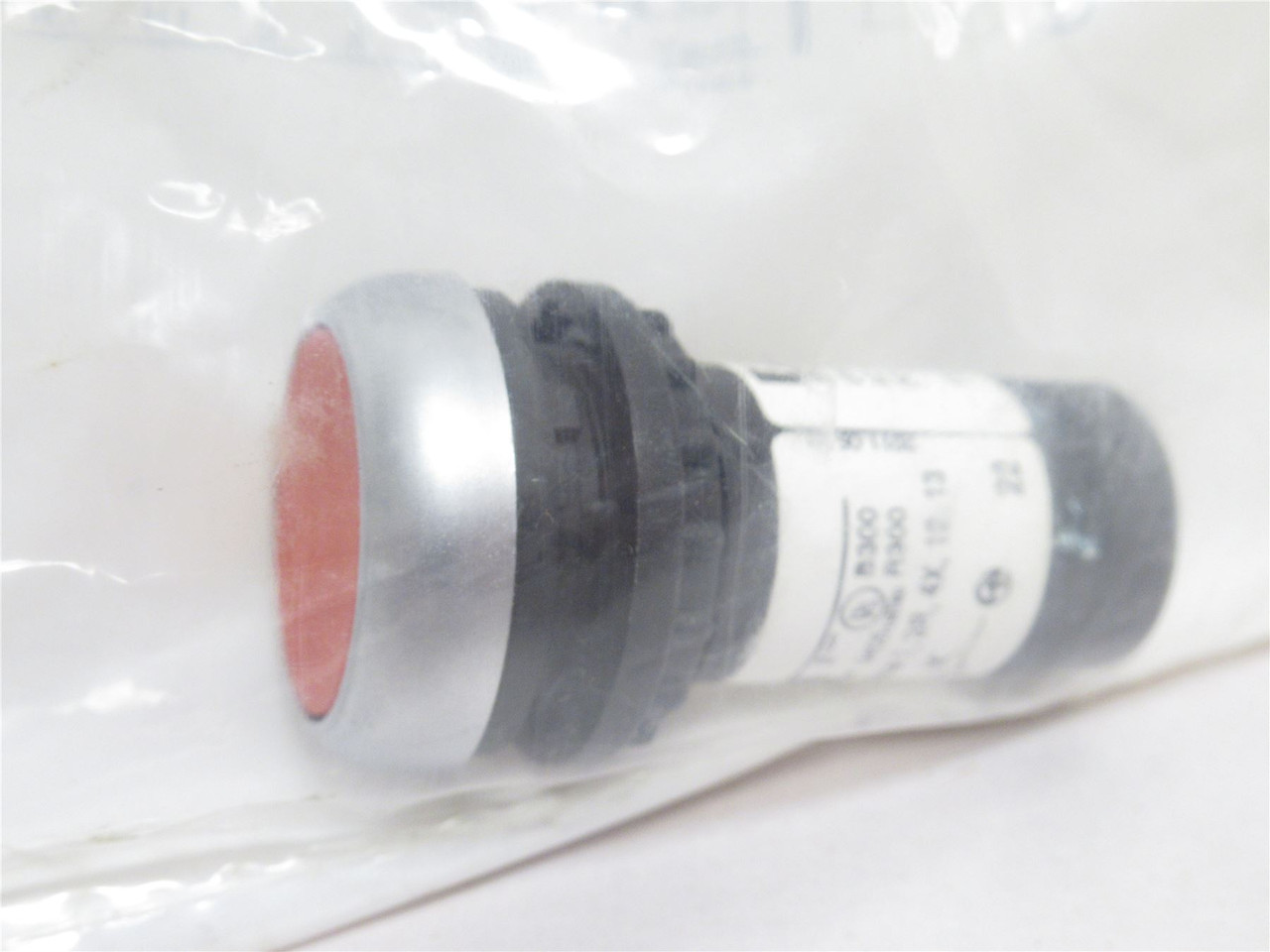 Eaton C22-D-R-K02; Momentary Push Button; 110/230VAC; 22.5mm
