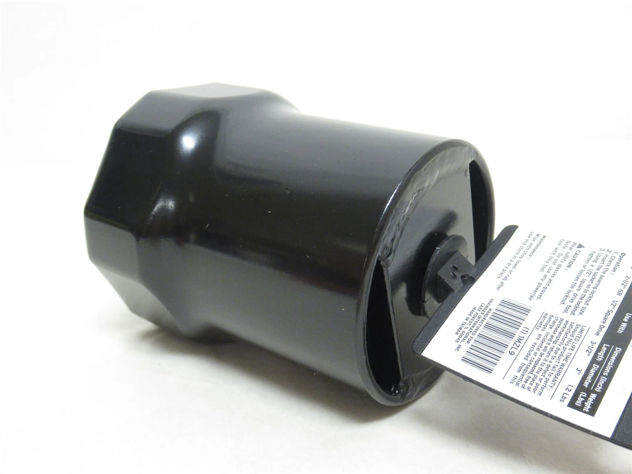 Westward 1MZL9; Wheel Bearing Locknut Socket; 2-1/2"