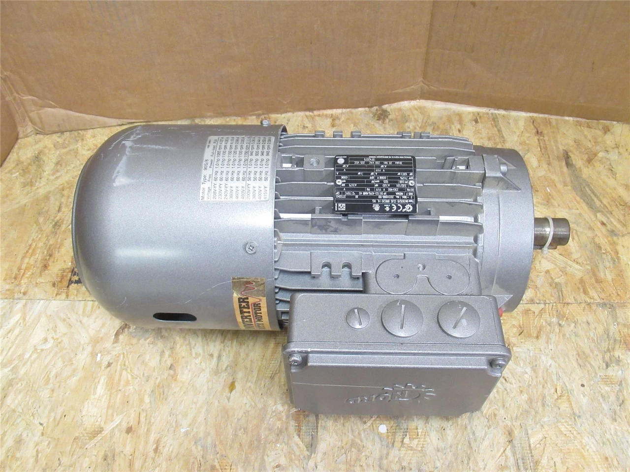 Nord SK90S/6 CUS BRE20 HL RG; Brake Motor; 1HP; 230/460VAC