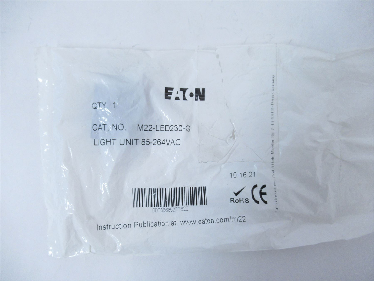 Eaton M22-LED230-G; Light Block - Green; LED