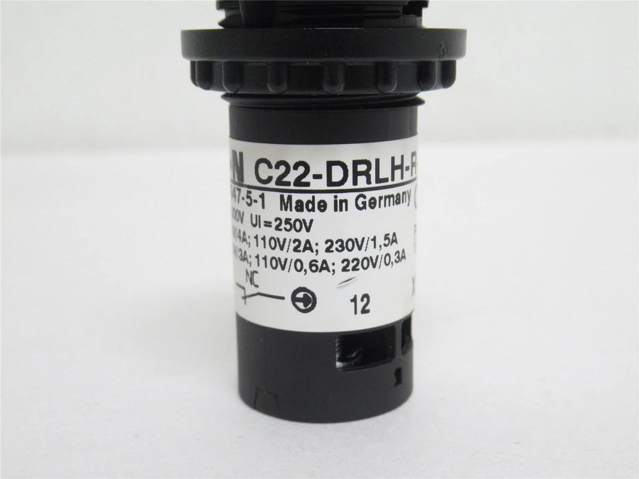 Eaton C22-DRLH-R-K01-120; Illumin Push-Button; Red; 1NC; 120V