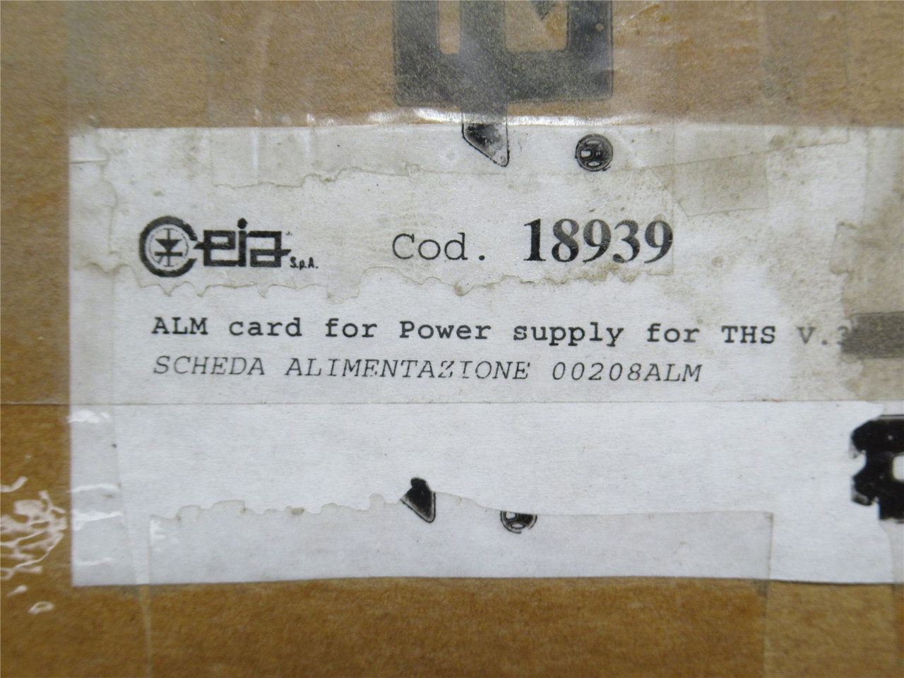 EIA 18939; ALM Card For Power Supply For THS V.3