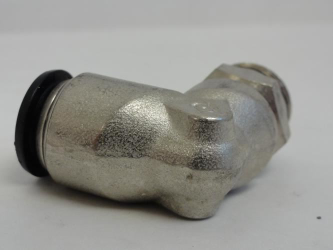 Alpha 50110N-14-1/2; Male Elbow 90Deg; 14mm Tube x 1/2 BSPT