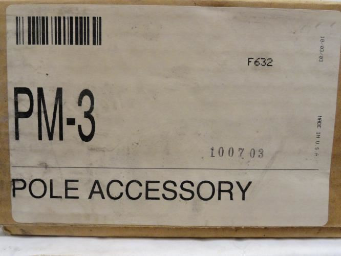 Lithonia PM-3; Pole Accessory; 2-1/2"ID; Adjustable; Brown