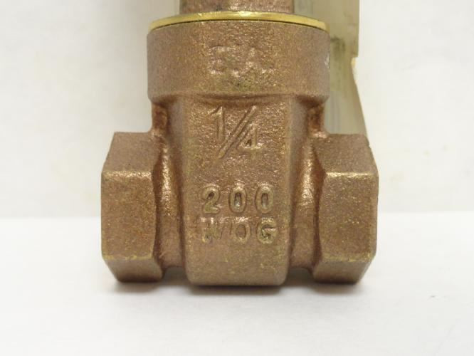 SCI 171 8501C; Premium Bronze Gate Valve 1/4FNPT; 200WOG