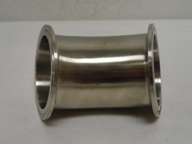VNE EG2K-6L2.5; Sanitary Elbow 2-1/2"; SS-316; 45Deg