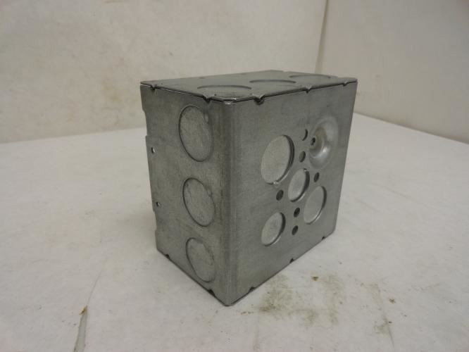 Garvin 72181-3/4; Lot-2 Junction Box; 4-11/16" Sq; 3" Deep