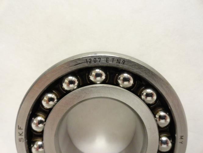 SKF 1207-ETN9; Self-Aligning Ball Bearing 35mm ID x 72mm OD