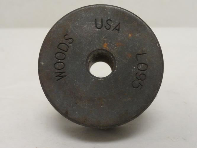 Woods L095-7/16NK; Jaw Coupler Hub; 7/16"ID; NO KEYWAY