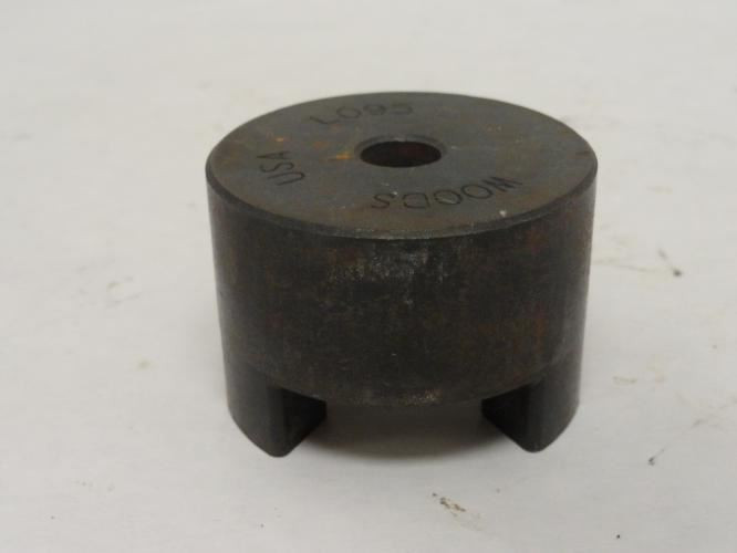 Woods L095-7/16NK; Jaw Coupler Hub; 7/16"ID; NO KEYWAY