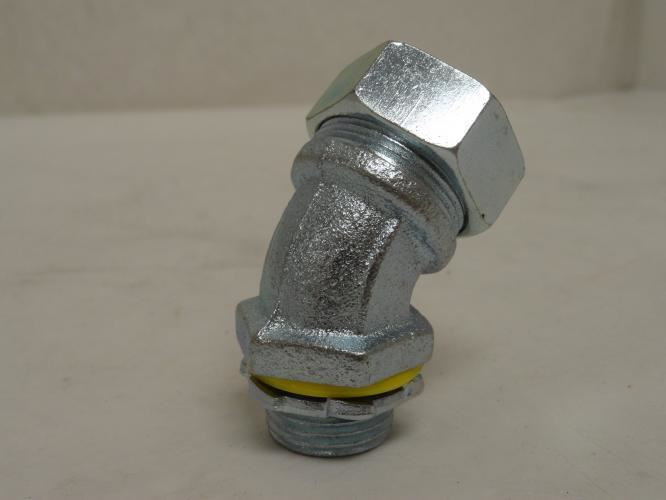 Hubbell 3562; Insulated Connector 45Deg Elbow; 1/2"