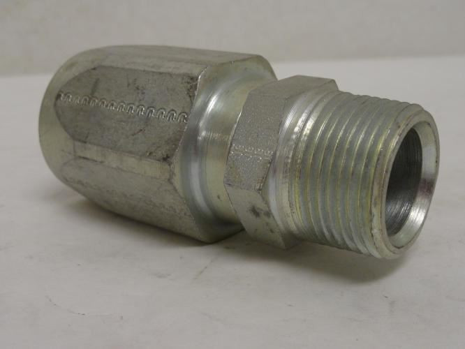 Parker 20120-16-16; Field Attachable Hydraulic Fitting; 1 MNPT