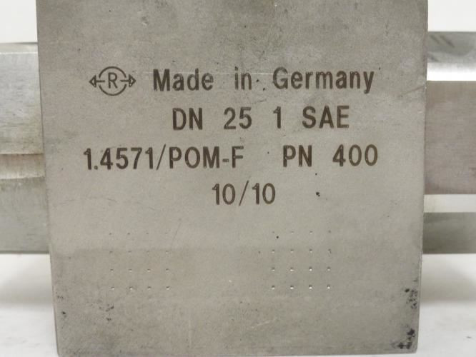 Roetelmann PN400; Shut Off Valve; SS; 1FNPT; DN-25-1