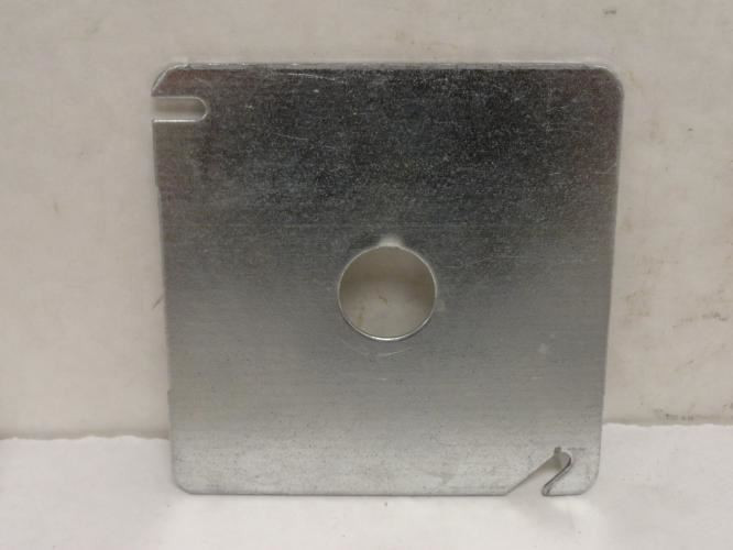 Industry-Std 3KF44 ; Lot-10 Square Flat Cover 4"; 1/2" Knockout