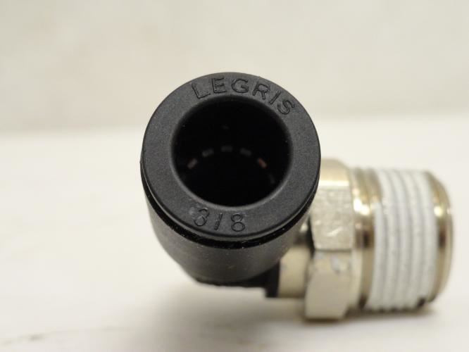 Legris 3109-60-18; Male Elbow; 90Deg; 3/8" Tube x 3/8 NPT