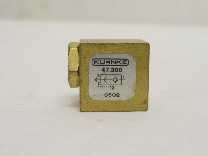 Kuhnke 47.3_; Brass Quick Exhaust Valve; Pressure Range: 8.0bar