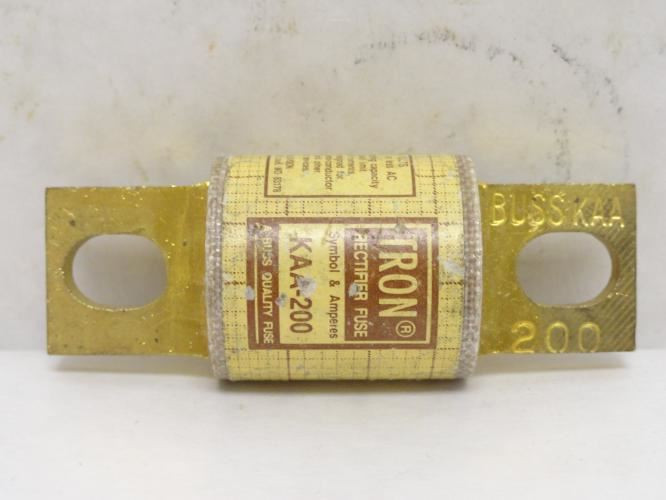 Bussmann KAA-200; Tron Rectifier Fuse; 200A; 130VAC