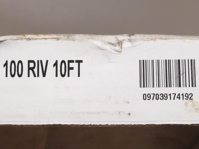Tsubaki 100 RIV 10FT; Riveted Roller Chain #100; 10' Long