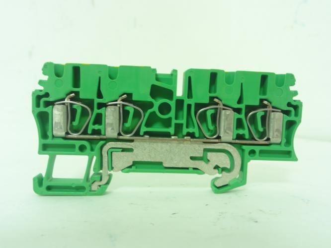 Weidmuller  ZPE 2.5/4AN; Green Terminal Block; 2.5mm; 800V