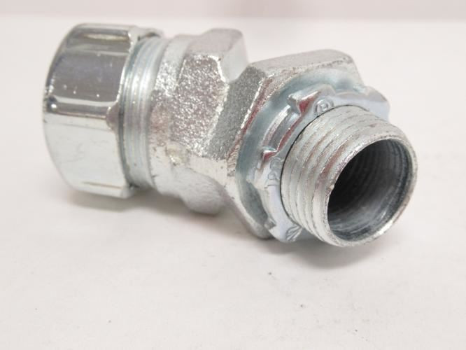 T&B 5342-HT; Liquid Tight Hi-Temp Connector; 45Deg; Size: 1/2