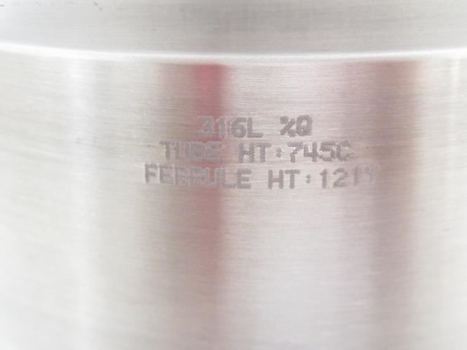 Industry-Std 11L889; Ferrule; SS-316; Size 4"