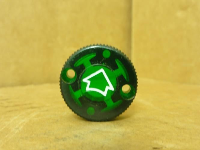 Eaton 10250TEG; Green Knob Lens For illuminated Switch