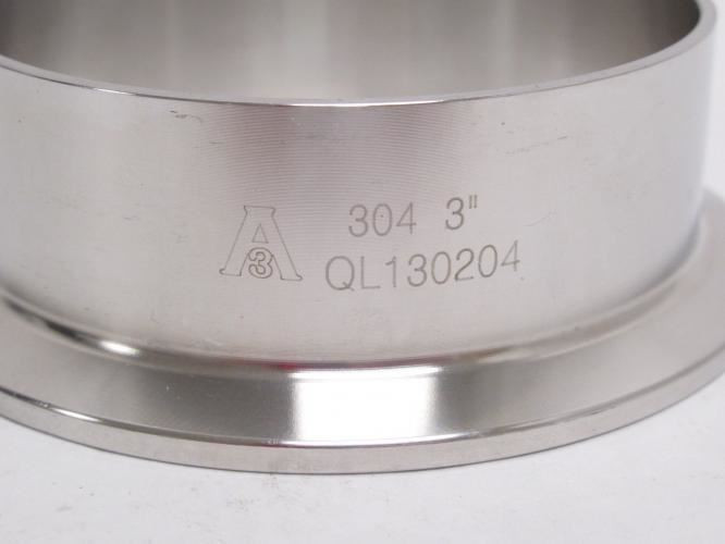 Industry-Std 11L907; Short Ferrule; Size 3"; SS-304