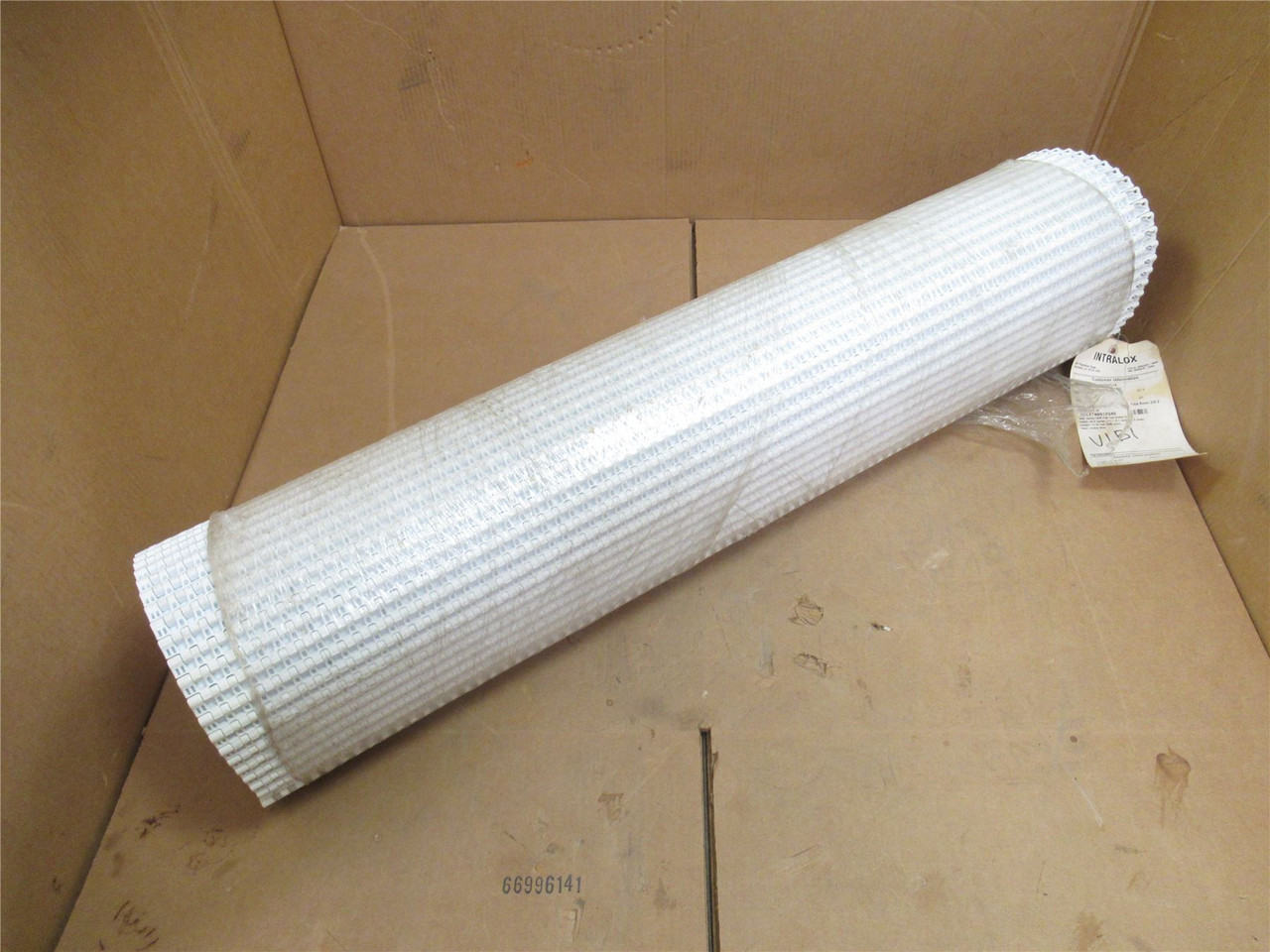 Intralox 48912340; Acetal White Belt; 40" Width x 12' Long